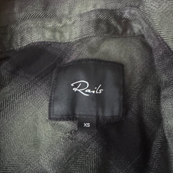 Rails Hunter Buttondown Moss Ash Size XS NWOT - Picture 5 of 5